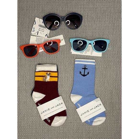 🔥FLASH SALE🔥 Janie and Jack Boys Accessories bundle Set 5 pieces - Picture 1 of 4